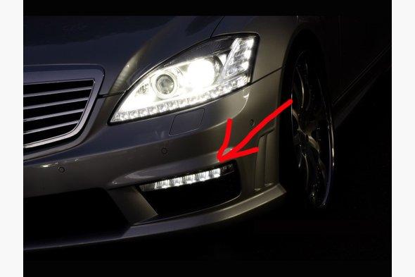 Ходові вогні DRL (AMG, S65 Тайвань) Mercedes S-klass W221