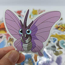 Набір вінілових наклейок стикерів Pokemon Покемон Стікербомбінг на автотелефон ноутбук стіну 100 шт., фото 6