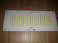 Светодиод 50 ватт под драйвер 30-36V 6000K Led 100шт. SMD LED 50w 32V 147х60мм.