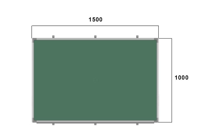Доска школьная меловая, магнитная односторонняя К1510 - фото 2 - id-p1276911221