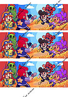 Їстівна картинка на борт торта" цукрова та вафельна картинка а4