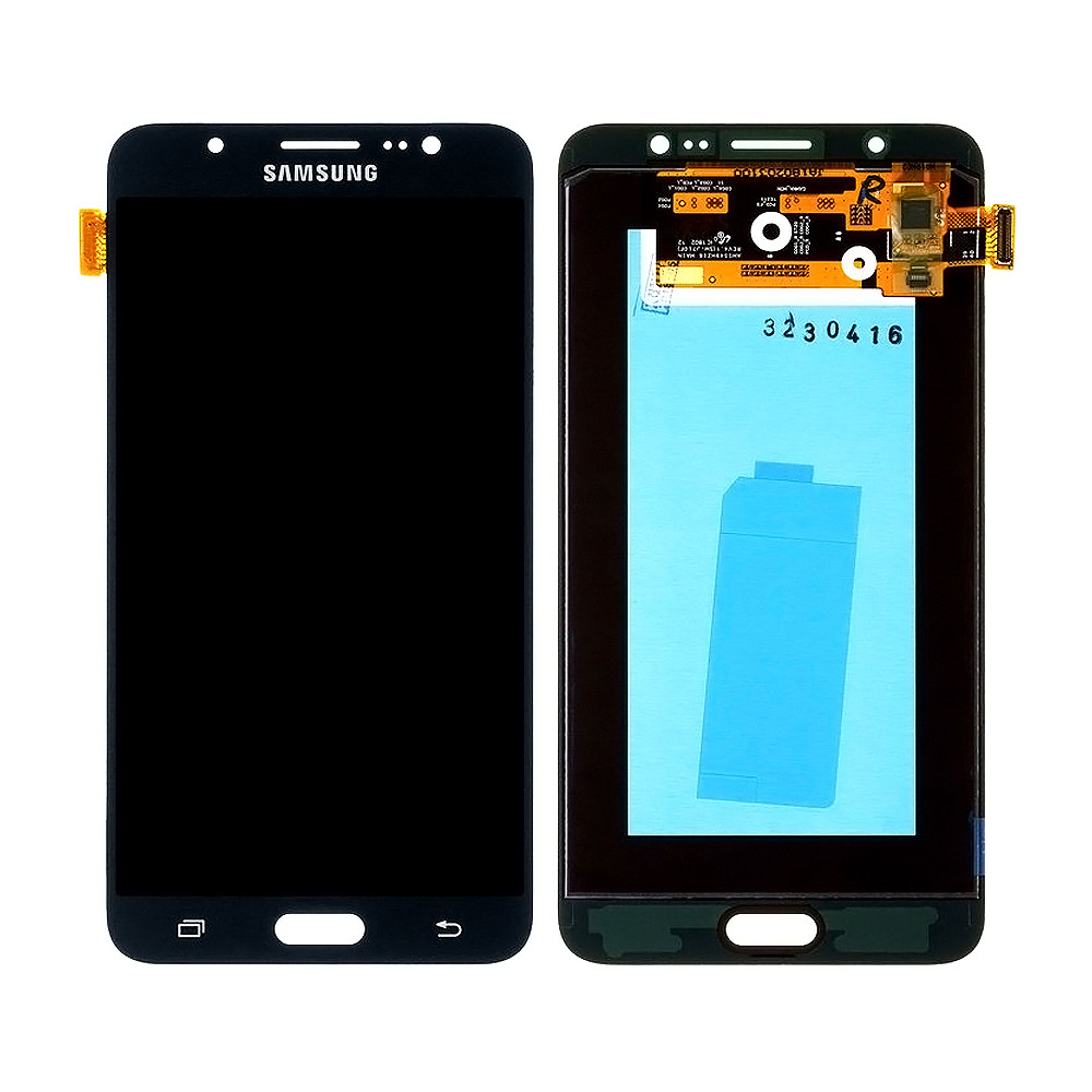 Модуль для Samsung Galaxy J7, Samsung J710 чорний, дисплей + сенсор, фото 1