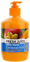Жидкое крем мыло Fresh Juice frangipani&dragon fruit 460г с дозатором