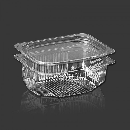 Ємність контейнер ПС-170 + кришка ПС-17 500мл 11,5*10*5,8 см 600шт., фото 1