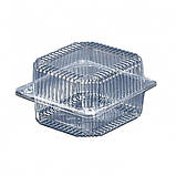 Ємність контейнер ПС-100 з кришкою 13,2*13,2*9см 950мл 500шт, фото 2