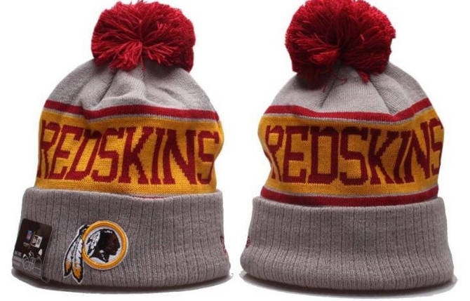 Шапка з бубоном Redskins Сіра, фото 1