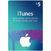 Подарункова карта iTunes Apple / App Store Gift Card на суму 5 usd, US-регіон