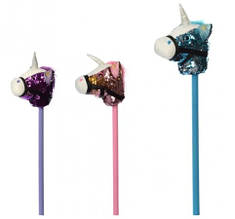 Іграшка Коник на палиці з паєтками