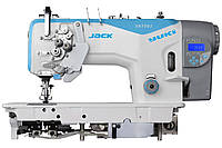 Jack JK-58720J Двухигольная швейная машина с автоматикой, увеличенными челноками