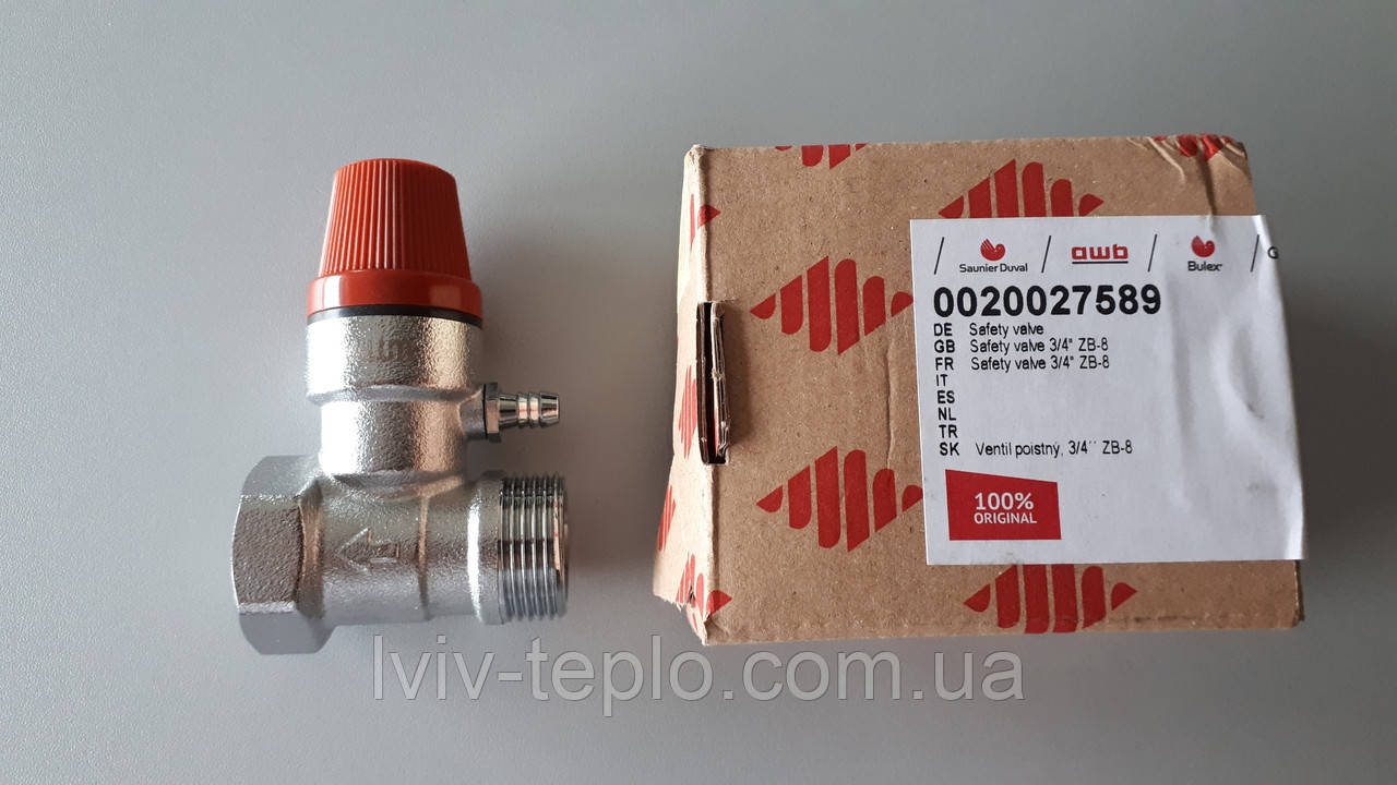 0020027589 Клапан зворотний аварійний Protherm KLZ, фото 1