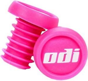 Заглушки руля (баренди) ODI BMX 2-Color Push in Plugs Refill pack Pink w/ White (рожеві)