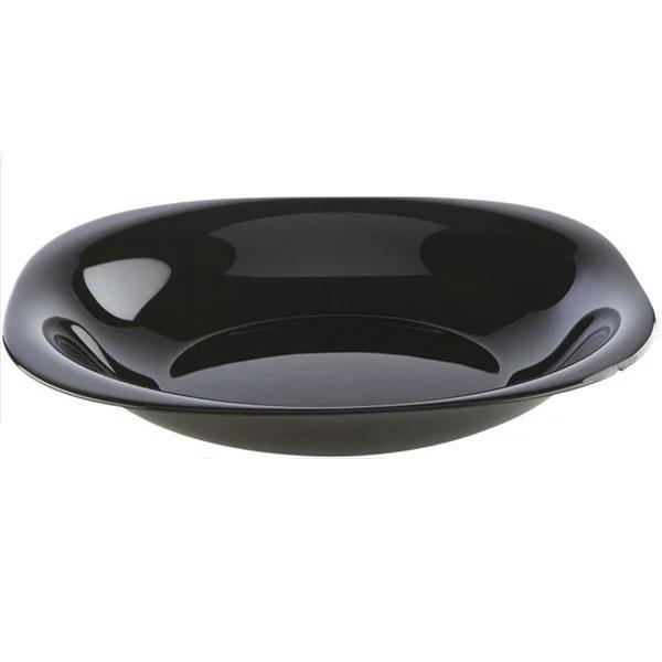 Carine Black Тарілка глибока квадратна 21 см Luminarc L9818