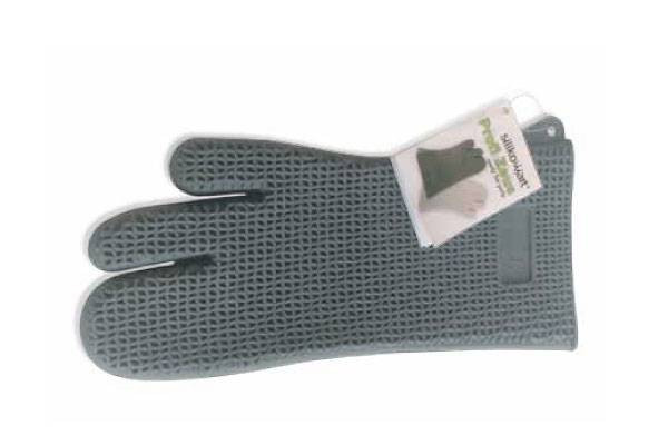 Рукавиця "Acc082 Guanto in Silicone per Barbeque nero" 38.5х16.8х2см з силікону Silikomart