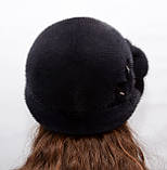 Жіночий зимовий норковий капелюх "Зигзаг", фото 4