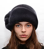 Жіночий зимовий норковий капелюх "Зигзаг", фото 2