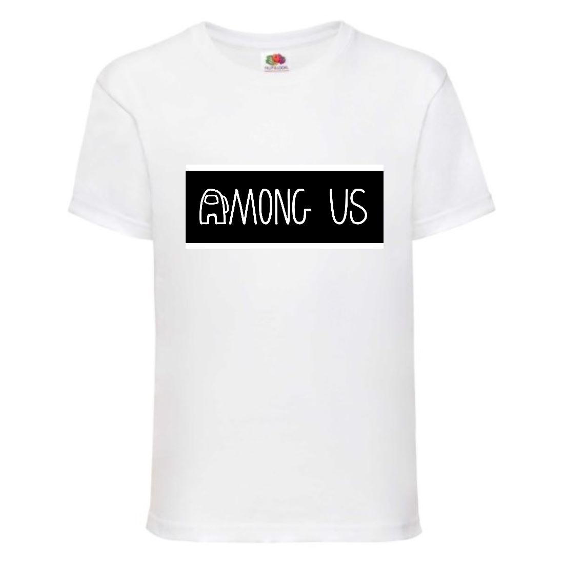 Футболка Амонг Ас (Among Us-03) біла 116-128-140-152-164 розмір