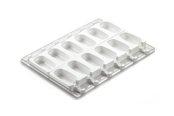 Набір форм для морозива "Gel01 Classic – 2 pcs" 540мл силіконова + 500 паличок Silikomart