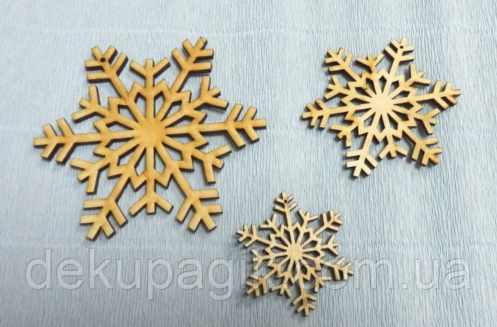 Підвіска Сніжинка №11, 5см, фото 1