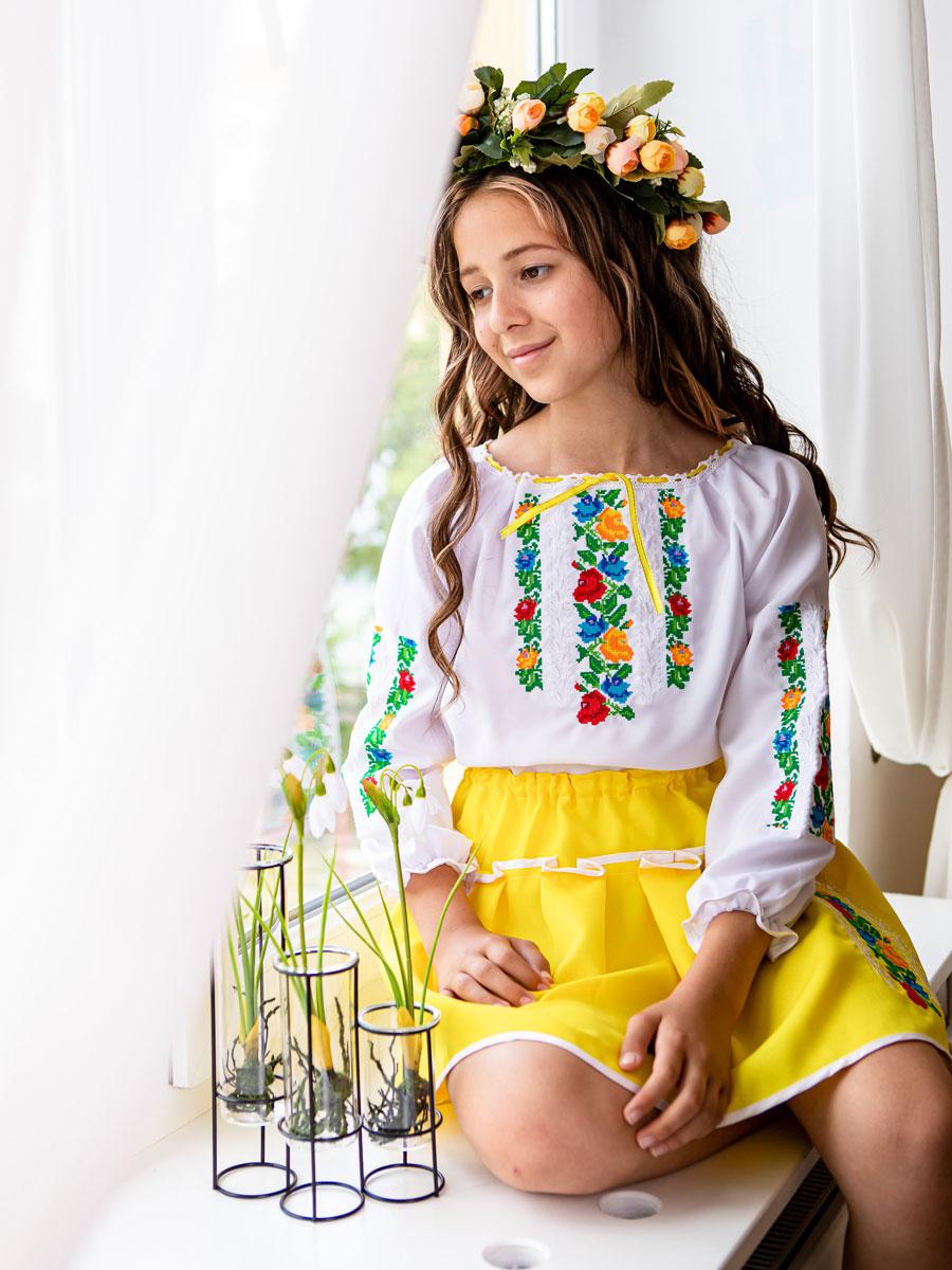 Український костюм для дівчинки Веселка