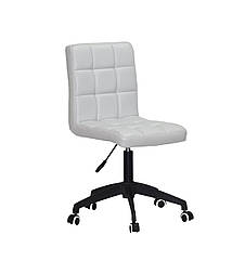 Стілець Augusto BK-Modern Office, сірий 1008 екокожа на чорній хрестовині c колесами