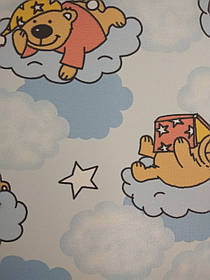 Рулонні штори Дитячі термо Блекаут Ведмедик на хмарі D-034 Німеччина