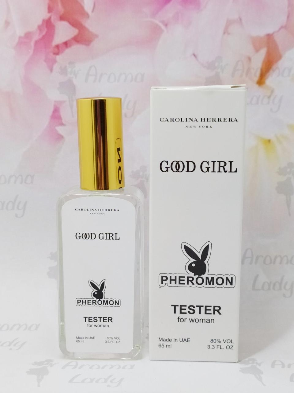 Тестер з феромонами жіночий Carolina Herrera Good Girl (Кароліна Херрера Гуд Герл) 65 мл, фото 1