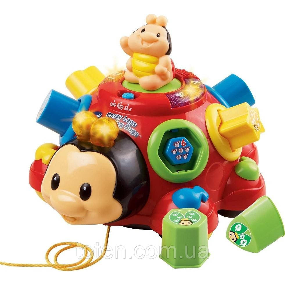 Каталка Божа корівка Чарівна Скринька жук .Музика, ноти, навчання, казки, пісеньки, числа, літери, фото 1