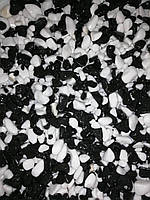 Грунт обкатаний для акваріума базальт мікс (чорно-білий) 5-12 мм 10 кг