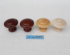 Меблева дерев'яна ручка No4 лакована + кріплення