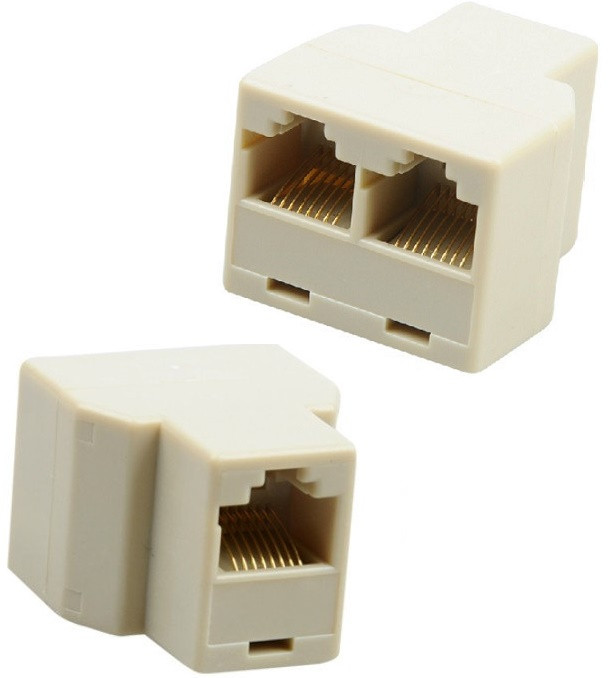 З'єднувач подвійний Витої Пари RJ45 2 (мама-мама) Джойнер Розгалужувач Перехідник
