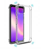 Протиударний силіконовий чохол бампер із посиленими кутами для Google Pixel 4 прозорий