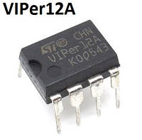 Чип VIPer12A DIP8 VIPer12 DIP-8 Преобразователь Переменного Тока в Постоянный