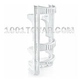 Полиця у ванну кутова пластикова біла 28 х 17.5 х 45 см Туреччина, фото 4