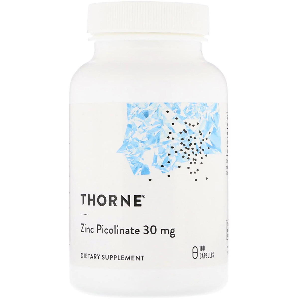 Цинк Пиколинат, Thorne Research, Zinc Picolinate, 30 mg , 180 капсул