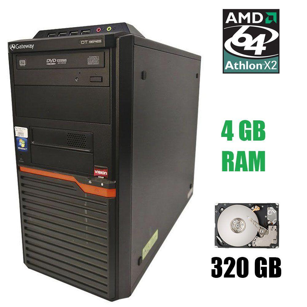 Acer DT55 Tower/Athlon II X2 215 (2 ядра по 2.7 GHz) / 4 GB DDR3 / 320 GB HDD