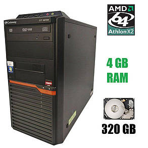 Acer DT55 Tower / Athlon II X2 215 (2 ядра по 2.7 GHz) / 4 GB DDR3 / 320 GB HDD, фото 2