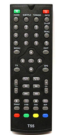 Пульт для тюнера WORLD VISION T55, T55D, T35 DVB T2, T60, фото 1
