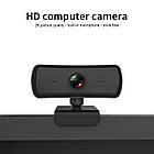 Вебкамера 2K USB Full HD (2560х1440) з автофокусом вебкамера з мікрофоном для ПК комп'ютера UTM Webcam, фото 2