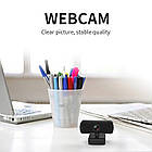Вебкамера 2K USB Full HD (2560х1440) з автофокусом вебкамера з мікрофоном для ПК комп'ютера UTM Webcam, фото 5