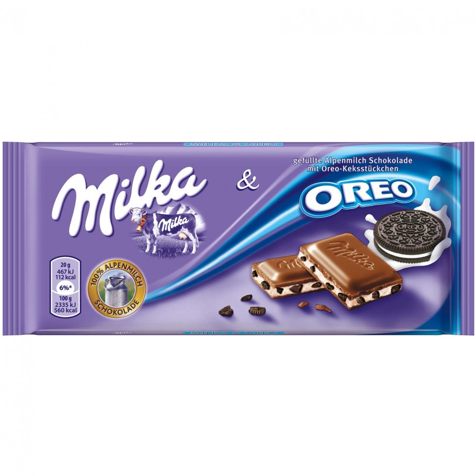 Шоколад Milka Oreo 92 г, цена 28 грн — Prom.ua (ID#1230475435)
