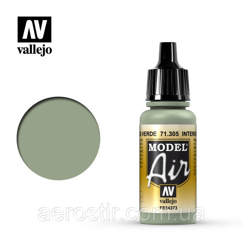 Акрилова фарба Interior Grey Green 17 л. Vallejo 71305