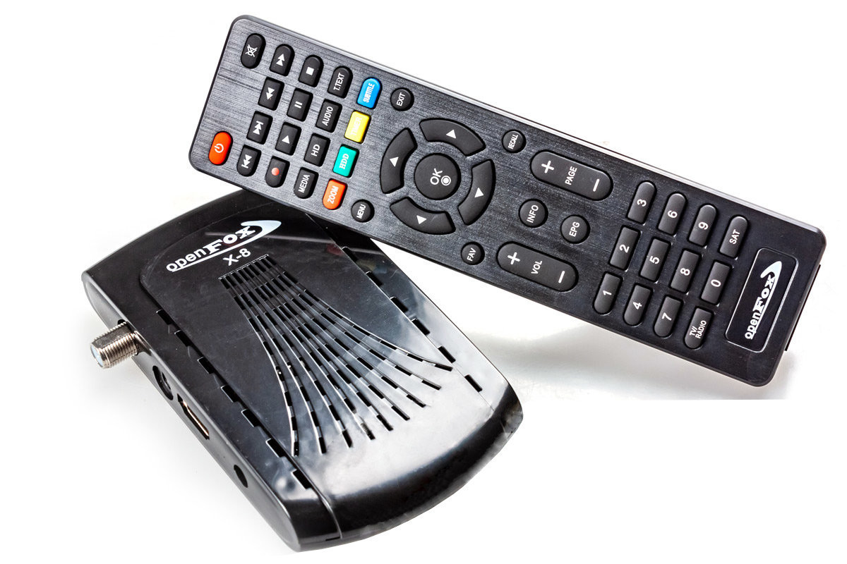 OPENFOX S2 X8 HD — супутниковий ресивер із ІЧ портом