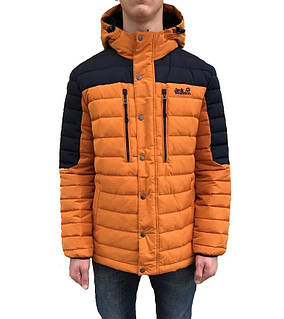 JACK WOLFSKIN RICHMOND DOWN JACKET MEN JW1203432 Orange Black L ID 1277280272 3999 Prom.ua