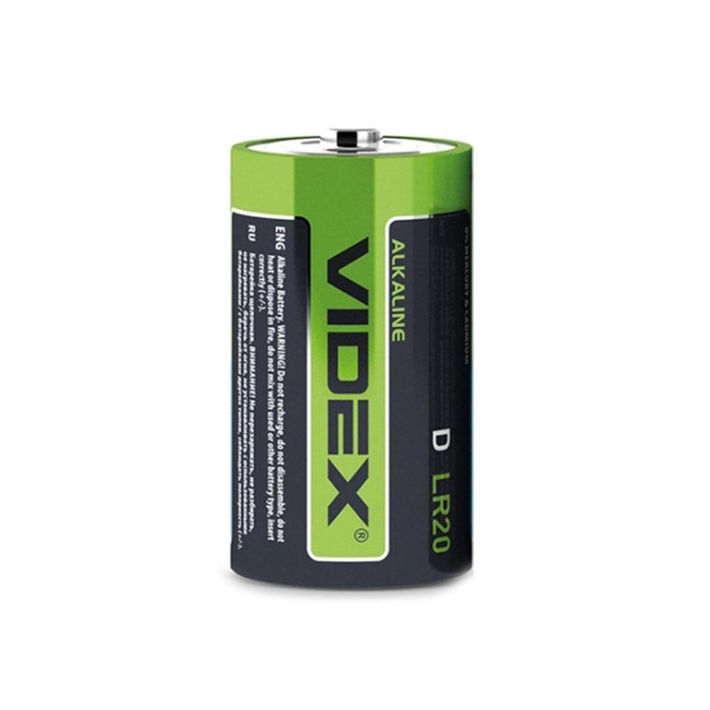 Батарейка D (LR20) Videx Alkaline (1шт.)