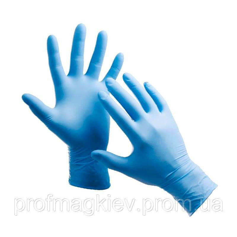 Рукавички нітрил Medicom SafeTouch® Vitals Blue, блакитні, розмір XS, Medicom SafeTouch® Vitals Blue