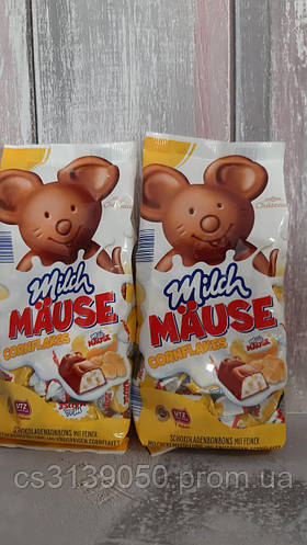 Шоколадные конфеты Milch Mause с хлопьями 140 г Италия (ID#1277303606 ...