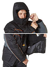 Риболовний костюм Norfin Element+ | Теплий водонепроникний мембранний костюм для зимової риболовлі, S (44-46), фото 2