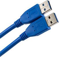 Кабель Extradigital USB 3.0 AM/AM 1.5м Blue (KBU1629)