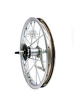 Дитяче велосипедне колесо Заднє 16 дюймів з гальмівною втулкою SHUNFENG