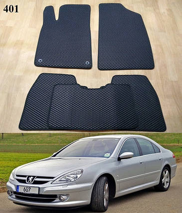 Килимки ЄВА в салон Peugeot 607 '99-10, фото 2